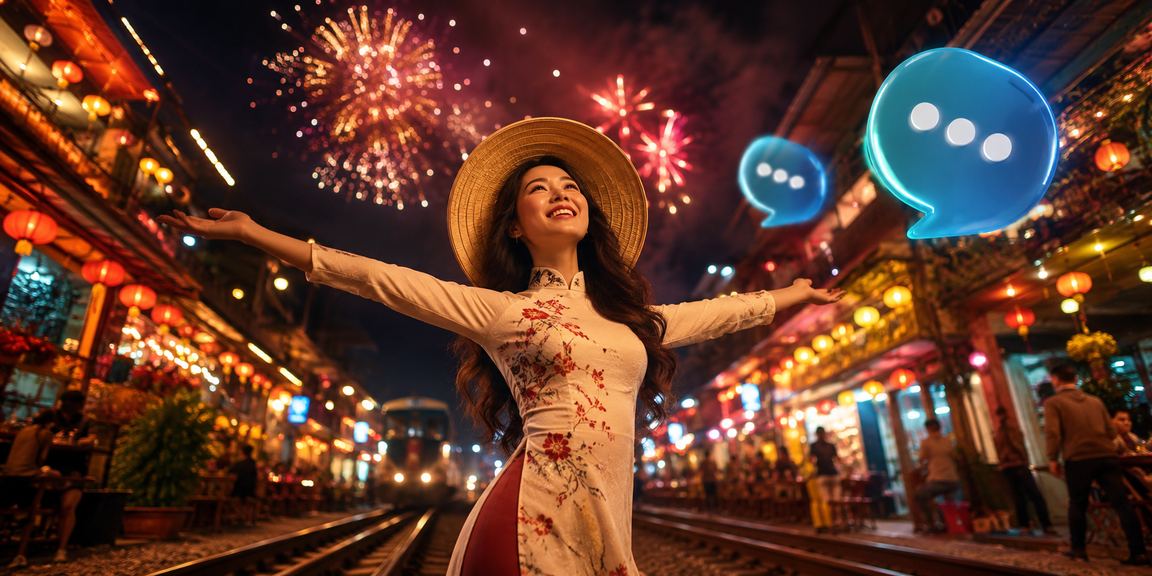 Người dùng cài ứng dụng cá cược tại Hà Nội với nón lá truyền thống